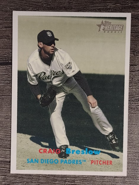 2006 Topps Heritage #362 Craig Breslow RC