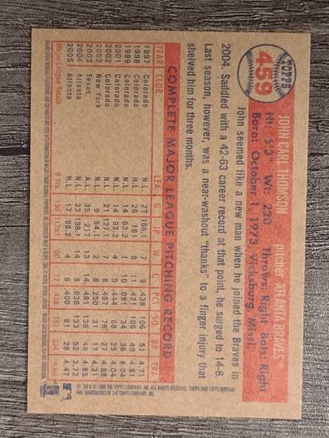 2006 Topps Heritage #459 John Thomson