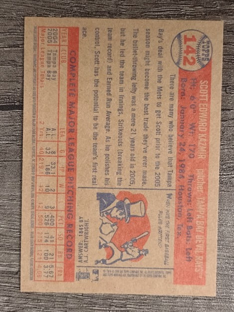 2006 Topps Heritage #142 Scott Kazmir