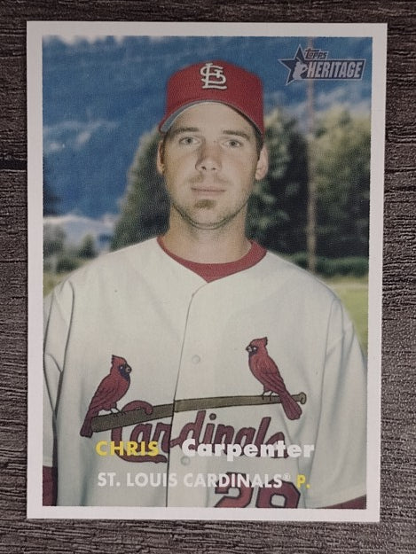 2006 Topps Heritage #158 Chris Carpenter