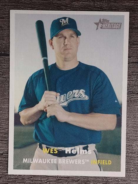 2006 Topps Heritage #179 Wes Helms
