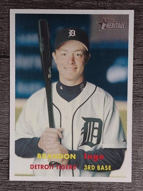 2006 Topps Heritage #355 Brandon Inge