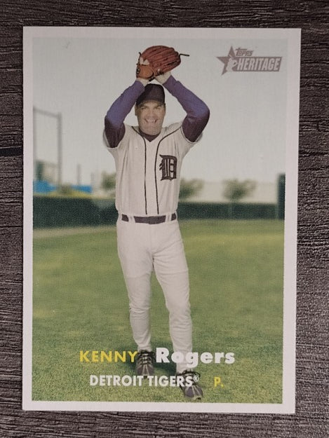 2006 Topps Heritage #238 Kenny Rogers