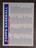 2006 Topps Heritage Checklists #2 Checklist 2 ERR
