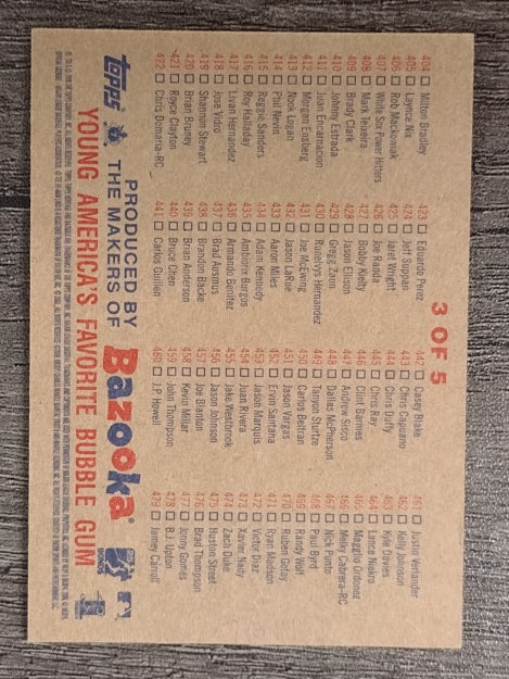 2006 Topps Heritage Checklists #3 Checklist 3