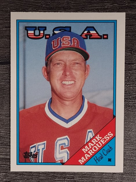 1988 Topps Traded #65T Mark Marquess OLY CO