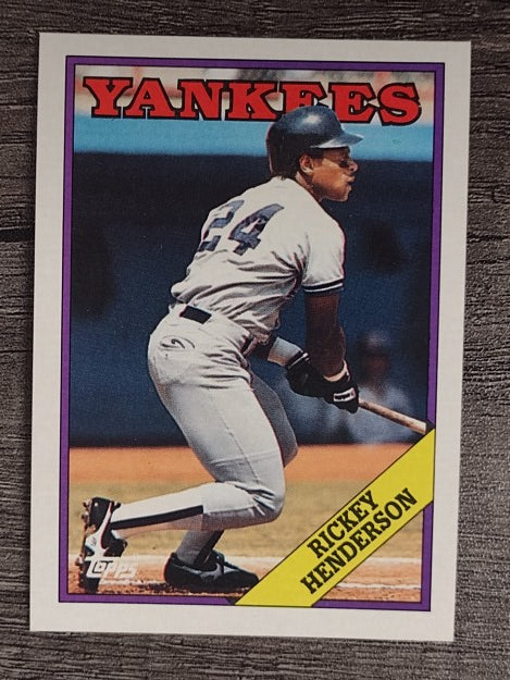 1988 Topps #60 Rickey Henderson