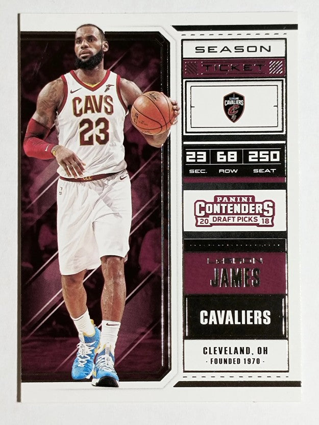 2018-19 Panini Contenders Draft Picks #41 LeBron James