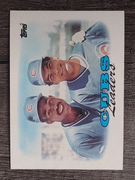 1988 Topps #171 Shawon Dunston/Manny Trillo TL