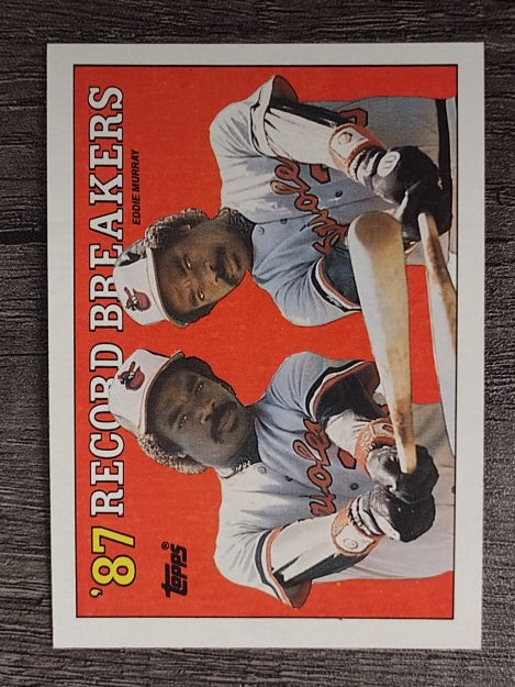 1988 Topps #4 Eddie Murray RB/No caption on front