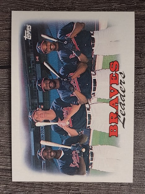 1988 Topps #549 Albert Hall/Dale Murphy/Ken Griffey/Dion James TL