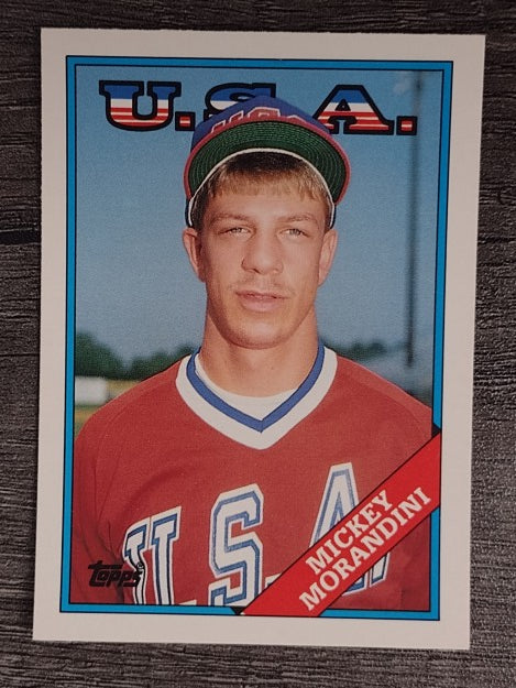1988 Topps Traded #71T Mickey Morandini OLY XRC