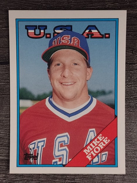 1988 Topps Traded #38T Mike Fiore OLY