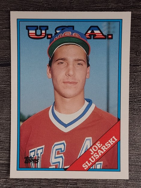 1988 Topps Traded #109T Joe Slusarski OLY XRC
