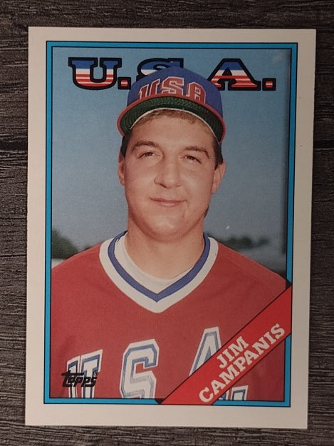 1988 Topps Traded #23T Jim Campanis OLY XRC