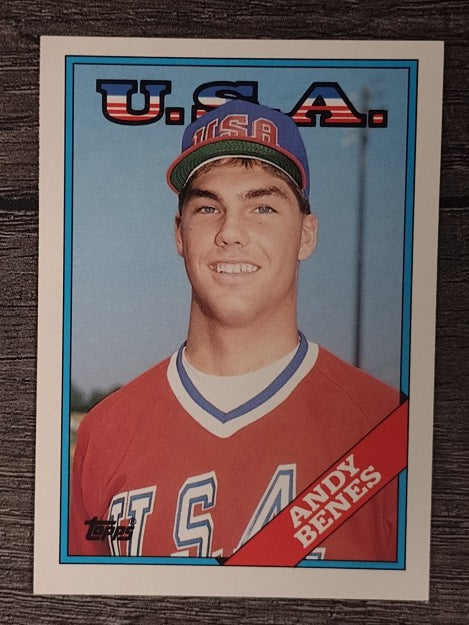 1988 Topps Traded #14T Andy Benes OLY XRC