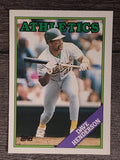 1988 Topps Traded #48T Dave Henderson