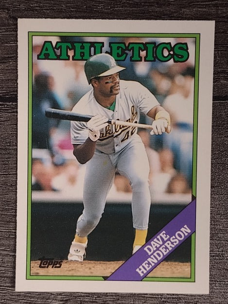 1988 Topps Traded #48T Dave Henderson
