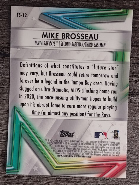 2021 Topps Chrome Future Stars #FS12 Mike Brosseau