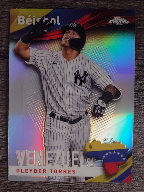 2021 Topps Chrome Beisbol #B3 Gleyber Torres