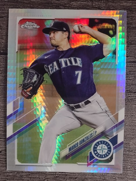 2021 Topps Chrome Prism Refractors #152 Marco Gonzales