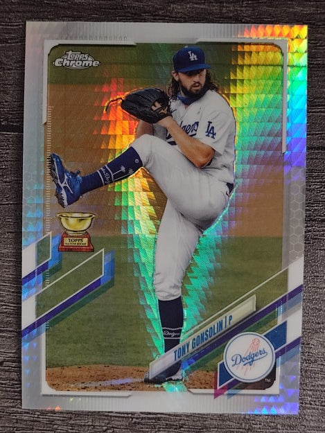 2021 Topps Chrome Prism Refractors #183 Tony Gonsolin