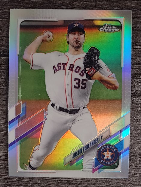 2021 Topps Chrome Refractors #122 Justin Verlander