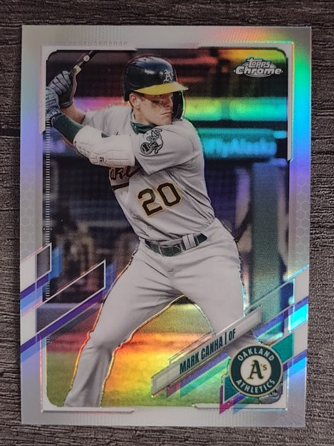 2021 Topps Chrome Refractors #37 Mark Canha