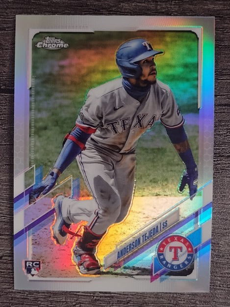 2021 Topps Chrome Refractors #184 Anderson Tejeda