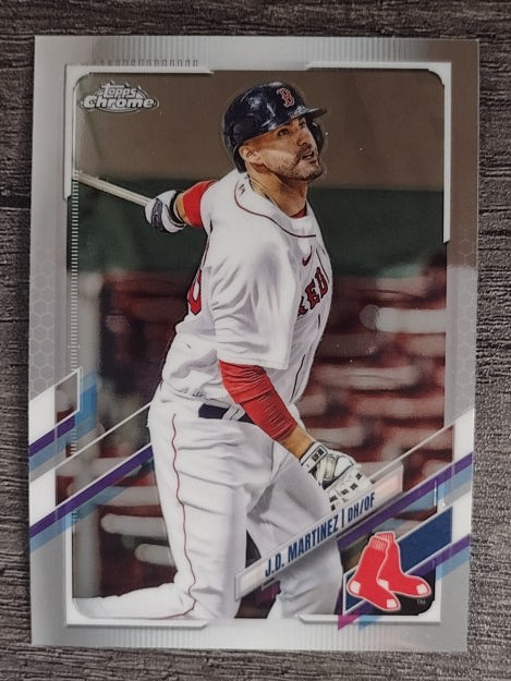 2021 Topps Chrome #95 J.D. Martinez
