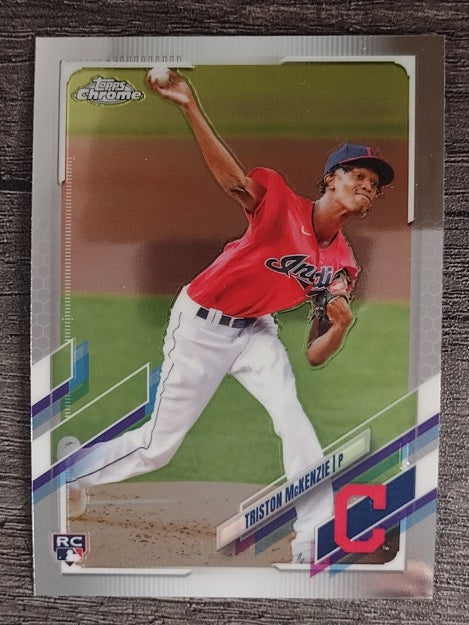 2021 Topps Chrome #21 Triston McKenzie RC