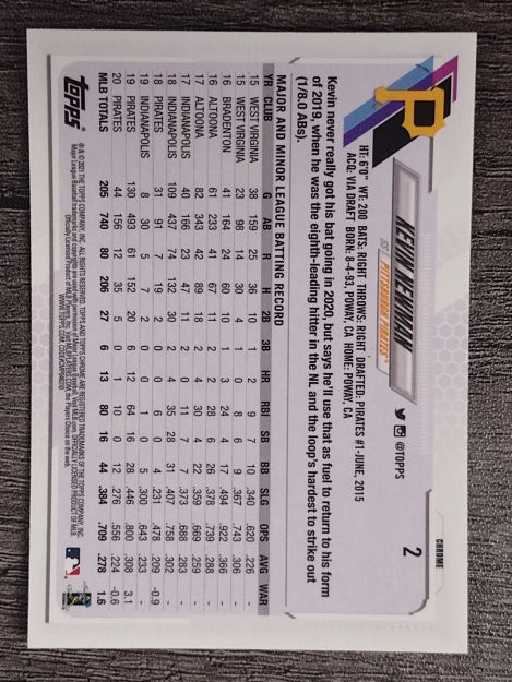2021 Topps Chrome #2 Kevin Newman