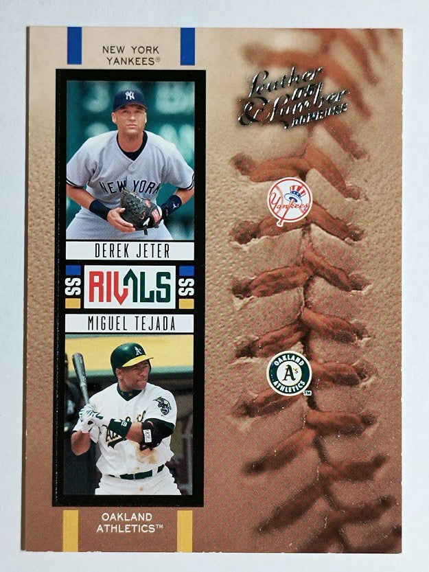 2005 Leather and Lumber Rivals #11 Derek Jeter/Miguel Tejada