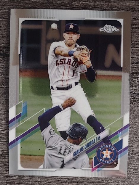 2021 Topps Chrome #172 Carlos Correa
