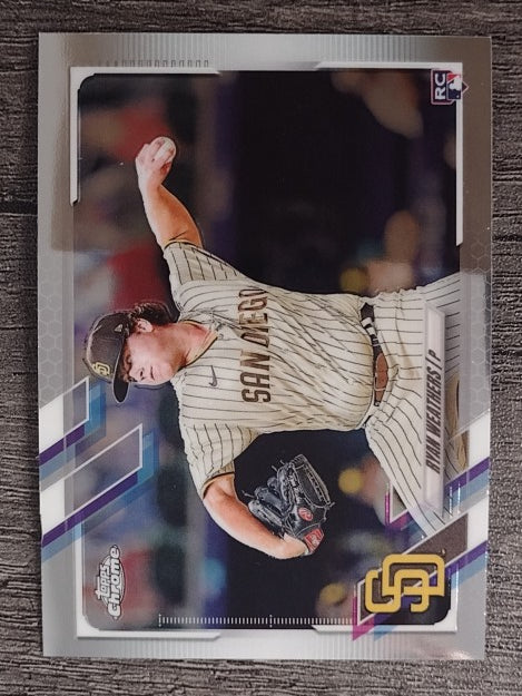 2021 Topps Chrome #97 Ryan Weathers RC