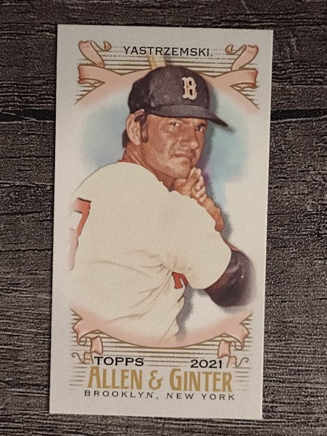 2021 Topps Allen and Ginter Mini #102 Carl Yastrzemski