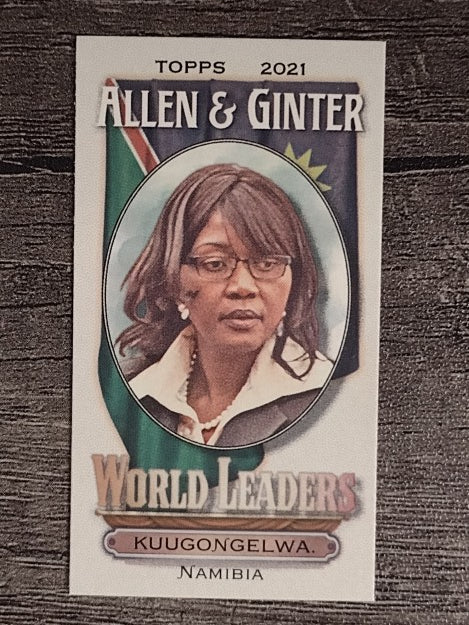 2021 Topps Allen and Ginter Mini World Leaders #MWL22 Saara Kuugongelwa
