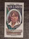 2021 Topps Allen and Ginter Mini World Leaders #MWL22 Saara Kuugongelwa