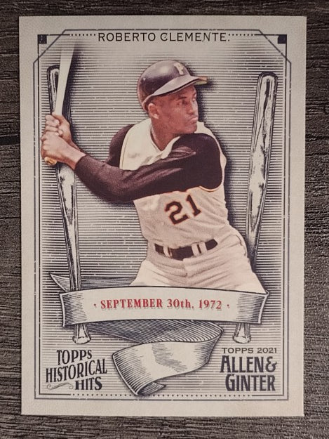 2021 Topps Allen and Ginter Historic Hits #HH11 Roberto Clemente