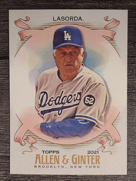 2021 Topps Allen and Ginter #303 Tommy Lasorda SP