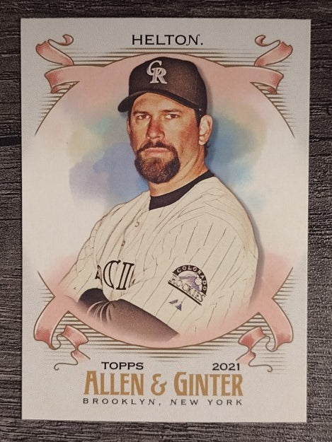 2021 Topps Allen and Ginter #330 Todd Helton SP
