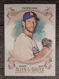 2021 Topps Allen and Ginter #28 Clayton Kershaw