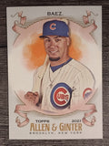 2021 Topps Allen and Ginter #65 Javier Baez