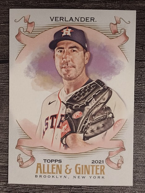 2021 Topps Allen and Ginter #82 Justin Verlander