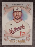 2021 Topps Allen and Ginter #282 Kyle Schwarber