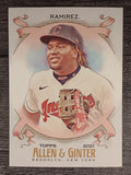 2021 Topps Allen and Ginter #77 Jose Ramirez