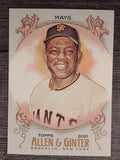 2021 Topps Allen and Ginter #96 Willie Mays