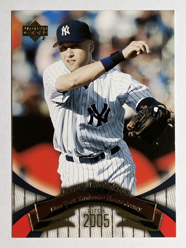 2005 UD Mini Jersey Collection #79 Derek Jeter JE