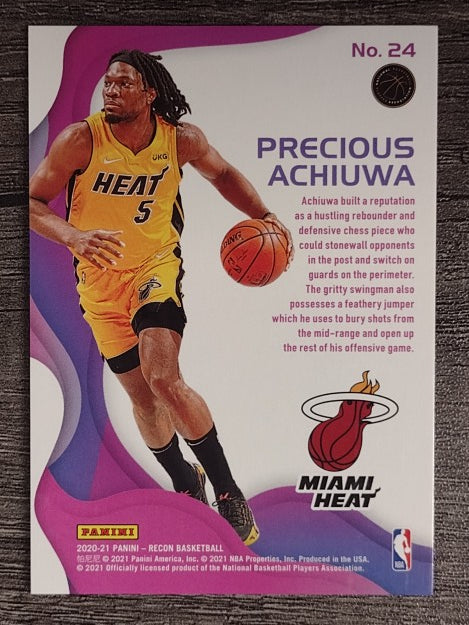 2020-21 Panini Recon Rookie Recon Red #24 Precious Achiuwa