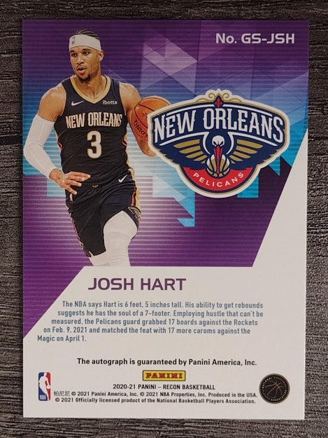 2020-21 Panini Recon Glorified Signatures #15 Josh Hart